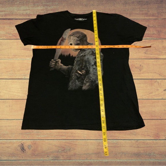 Friday The 13th Jason Voorhees Shirt Spooky Hockey Mask Halloween Fright Rags - Picture 2 of 4